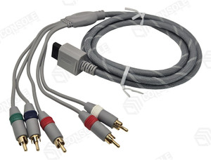Braided Component HD Video Cable for Nintendo Wii and Wii U 1.8m