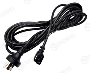 Right-Angle IEC C13 Power Lead 5m | AU 3-Pin Mains Kettle Cord