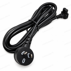 Right-Angle Figure-8 Power Lead 3m | AU 2-Pin Mains to IEC C7 – main product photo