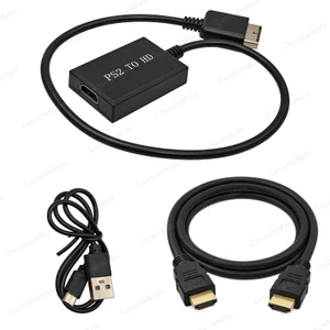 Converter bundle compatible with PS1 / PS2 / PS3 with USB power lead and1.5m HDMI cable – main product photo
