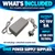 Nintendo Wii U Replacement Power Supply Cable – AU Plug, 2m Lead – Included power supply and photographed power ratings guide – image 3
