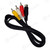 Composite RCA AV Cable for Sega Mega Drive 2 & 3 / Genesis — Stereo Audio & Video Lead (1.8m) – product photo – image 7