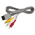 Composite RCA AV Cable for Nintendo Wii, Wii U & Wii Mini — Stereo Audio & Video Lead (1.8m)