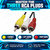 Composite RCA AV Cable for Sony PlayStation 1, 2 & 3 (PS1 / PS2 / PS3 / PSOne) — 1.8m – image 2