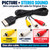Slim Composite AV Cable for the Original Xbox Console — RCA Audio Video Lead 1.8m – composite video and left/right stereo audio identification guide – image 2