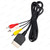 Slim Composite AV Cable for the Original Xbox Console — RCA Audio Video Lead 1.8m – complete slim cable overhead with reverse console housing – image 5
