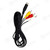 Composite AV Cable for Sega Saturn - RCA Audio Video Lead 1.8m – detail view 3 – image 3