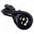 Notched C15 Power Cord 2m - AU Plug Mains Lead for Kettles, Appliances & Equipment