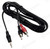 3.5mm to 2x RCA Audio Cable 3 Metre - Stereo Adaptor Lead