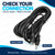 3.5mm Stereo Extension Cable 5m - Male to Female Aux Lead - Connection guide – image 2