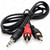3.5mm to 2x RCA Audio Cable 1.2m - Stereo Adaptor Lead - Product detail photo – image 5