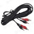 2x RCA Plugs to 2x RCA Plugs Shielded Stereo Audio Cable 3m - Male to Male – image 2