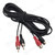 RCA Extension Cable 3m - 2 RCA Plugs to 2 RCA Sockets, Shielded Stereo Audio Lead – image 3