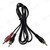 Subwoofer Y Splitter Cable 1.2m - 1 Male RCA to 2 Male RCA Audio Lead – image 2
