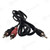 Subwoofer Y Splitter Cable 1.2m - 1 Male RCA to 2 Male RCA Audio Lead – image 4