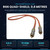 Digital Coaxial Audio Cable 0.8m - RG6 Quad Shield 75 Ohm, Gold Plated RCA – image 7