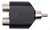 RCA Splitter Adaptor - 1 x RCA Plug to 2 x RCA Sockets | Y Adapter