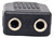 3.5mm Stereo Headphone Splitter Adaptor | Y Split 1 Plug to 2 Sockets – image 2