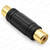 Gold Plated RCA Coupler | Female to Female Audio Video Cable Joiner Adaptor – main product photo