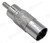 RCA Male Plug to PAL Female Socket Adaptor | TV Aerial to RCA Phono