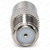 PAL Male Plug to F Type Female Socket Adaptor | TV Aerial to F Coax - F socket close-up – image 7