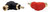 RCA Right-Angle Adaptors Twin Pack | 1x Red + 1x Black | 90 Degree Gold-Plated – image 2