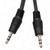 3.5mm Aux Cable 10 Metre - Male to Male Stereo Audio Lead, Screened – Both 3.5mm TRS plug close-up – image 4