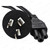 Short Clover Leaf Power Lead 0.5m | AU 3-Pin Mains Plug to IEC C5 - Product photo – image 4