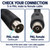 TV Antenna Extension Lead 5m | PAL Male to Female RG6 Quad Shield - Connection guide – image 2