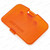Translucent Fire Orange Memory Expansion Bay Door / Lid for Nintendo 64 (N64) – main product photo