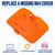 Translucent Fire Orange Memory Expansion Bay Door / Lid for Nintendo 64 (N64) – buyer guide 2 – image 3