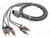 Braided Component HD Video Cable for Nintendo Wii and Wii U 1.8m