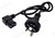 Right-Angle IEC C13 Power Lead 1m | AU 3-Pin Mains Kettle Cord – image 3