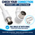 White Right Angle TV Antenna Cable 1.8m | PAL Male to Male Aerial Flylead - Check your connection – image 2