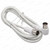 White Right Angle TV Antenna Cable 1.8m | PAL Male to Male Aerial Flylead - Cable detail – image 6