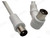White Right Angle TV Antenna Cable 1.8m | PAL Male to Male Aerial Flylead – image 6