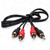 2x RCA Plugs to 2x RCA Plugs Shielded Stereo Audio Cable 1.2m - Male to Male - Product detail / alternative angle – image 5
