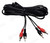 2x RCA Plugs to 2x RCA Plugs Shielded Stereo Audio Cable 5m - Male to Male – image 3