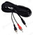 3.5mm to 2x RCA Audio Cable 5 Metre - Long Stereo Adaptor Lead – main product photo