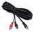RCA Y Splitter Cable 3m | 1 RCA Male to 2 RCA Male Subwoofer Lead