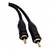 Single RCA Cable 5m - Gold Plated RG59U 75 Ohm Subwoofer, Digital Coax or Video Lead – Cable and plug detail – image 6