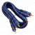 1.5m Component Video Cable | Slim 3-Core Violet, 3 x RCA to 3 x RCA Gold Plated YPbPr - Product photo – image 6