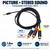 Gold Plated AV Cable for Xbox 360 E - 3.5mm to 3 RCA Composite Lead 1.8m – infographic – image 3