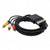 Composite AV Cable for Xbox 360 & 360 S - RCA Audio Video Lead 1.8m – Wide three-quarter complete cable with both ends visible – image 6