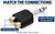 6.35mm Stereo TRS Plug to 2 RCA Female Sockets | Audio Adaptor – image 4