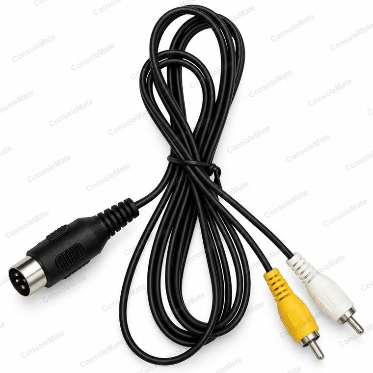 Composite RCA AV Cable for Sega Mega Drive 1 / Genesis 1 / Master System 1 (1.8m) – main product photo