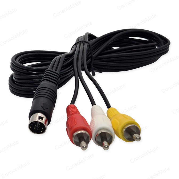 Composite RCA AV cable for Sega Mega Drive 2 and Genesis Model 2/3 — product gallery image 1 of 8