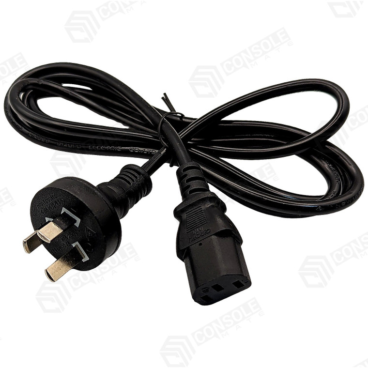 Xbox One & Xbox 360 Power Supply Brick AU Mains Cable — IEC Style Lead (1.8m)