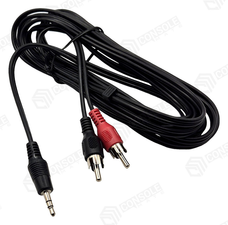 3.5mm to 2x RCA Audio Cable 3 Metre - Stereo Adaptor Lead
