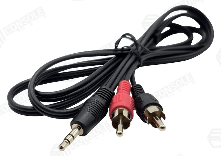 3.5mm to 2x RCA Audio Cable 1.2m - Stereo Adaptor Lead